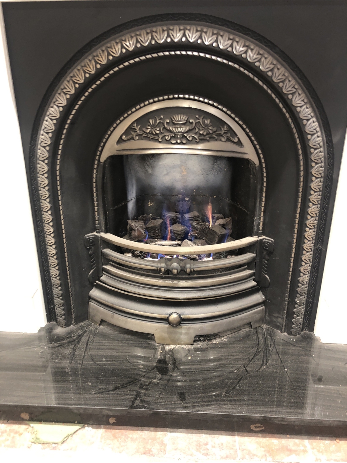 gas fire hearth and surround eBay