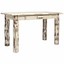 montana log collection wood writing desk in ready to finish mwdlw