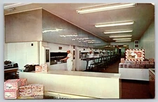 Postcard Home of Old Fashion Claxton Fruit Cake Georgia Advertising