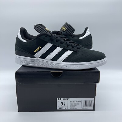 NIB Adidas Busenitz Mens Size 9.5 IG5253 Black/White Shoes Skateboarding Sneaker