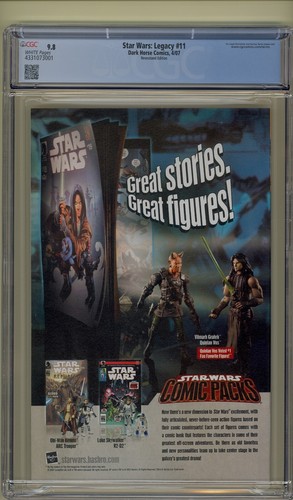Quiosco Star Wars Legacy 11 CGC 9.8 Dark Horse 2007 - Imagen 2 de 2