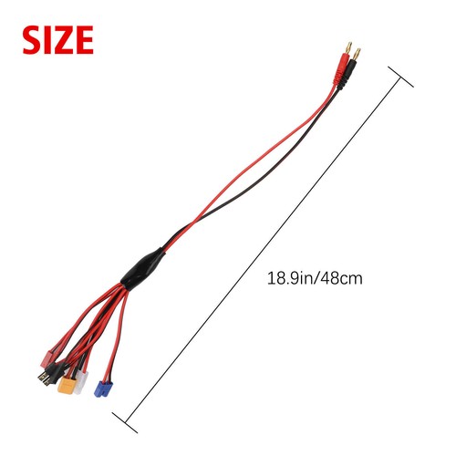 8 IN 1 RC Lipo Battery Charging Multi Charger Plug Connector Adapter Lead Cablvk - Picture 6 of 7