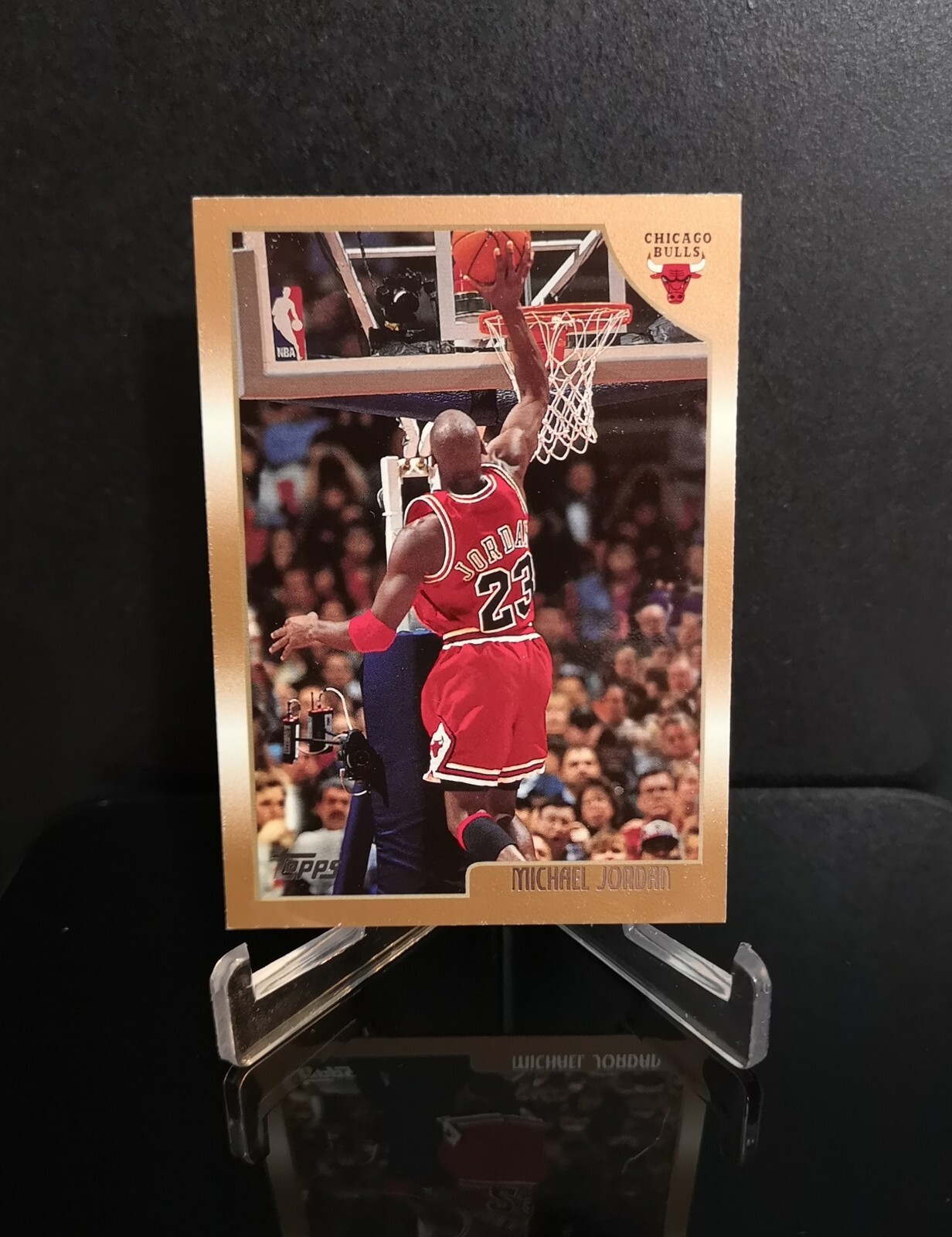 MICHAEL JORDAN 💥 1998 Topps Basketball Card #77 Chicago Bulls  HOF