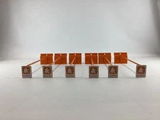 Cushe Orange Slat Wall Display Hooks 6 ct EUC