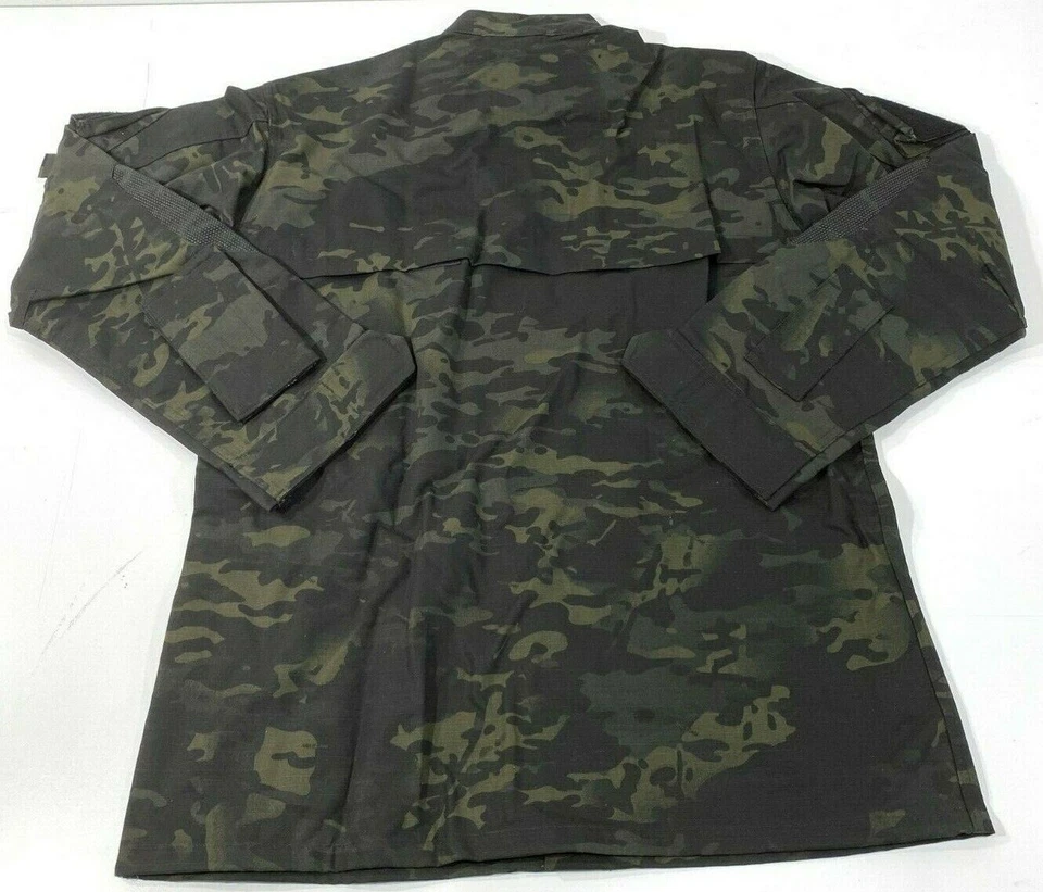 SMALL REG TRUSPEC 1238 TRU XTREME TACTICAL RESPONSE SHIRT CAMO MULTICAM BLACK - Image 2 of 4