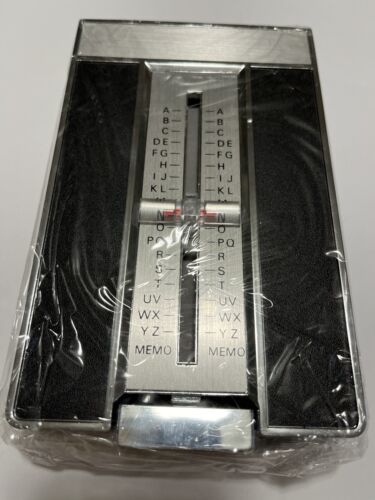 Repertoire Telephone List Finder. Black & Chrome. New in Box. - Picture 1 of 4