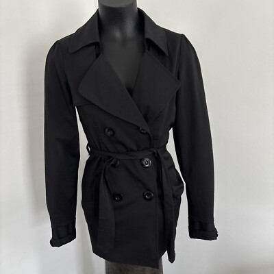 Black Vertigo Paris Trench Coat - XS