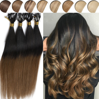 Micro Loop Rings Tip Hair Extensions Micro Beads Link Brazilian Human Hair ASP