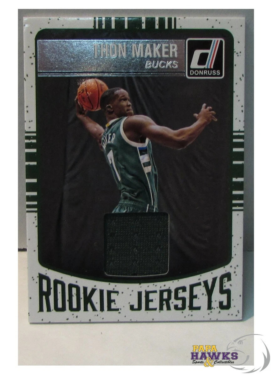 2016 17 Panini Donruss THON MAKER Rookie Jerseys Milwaukee Bucks