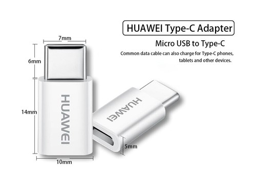 Original USB 3.1 Type-C USB C to Micro USB Adapter For Huawei y9 Prime 2019 AU - Picture 4 of 6