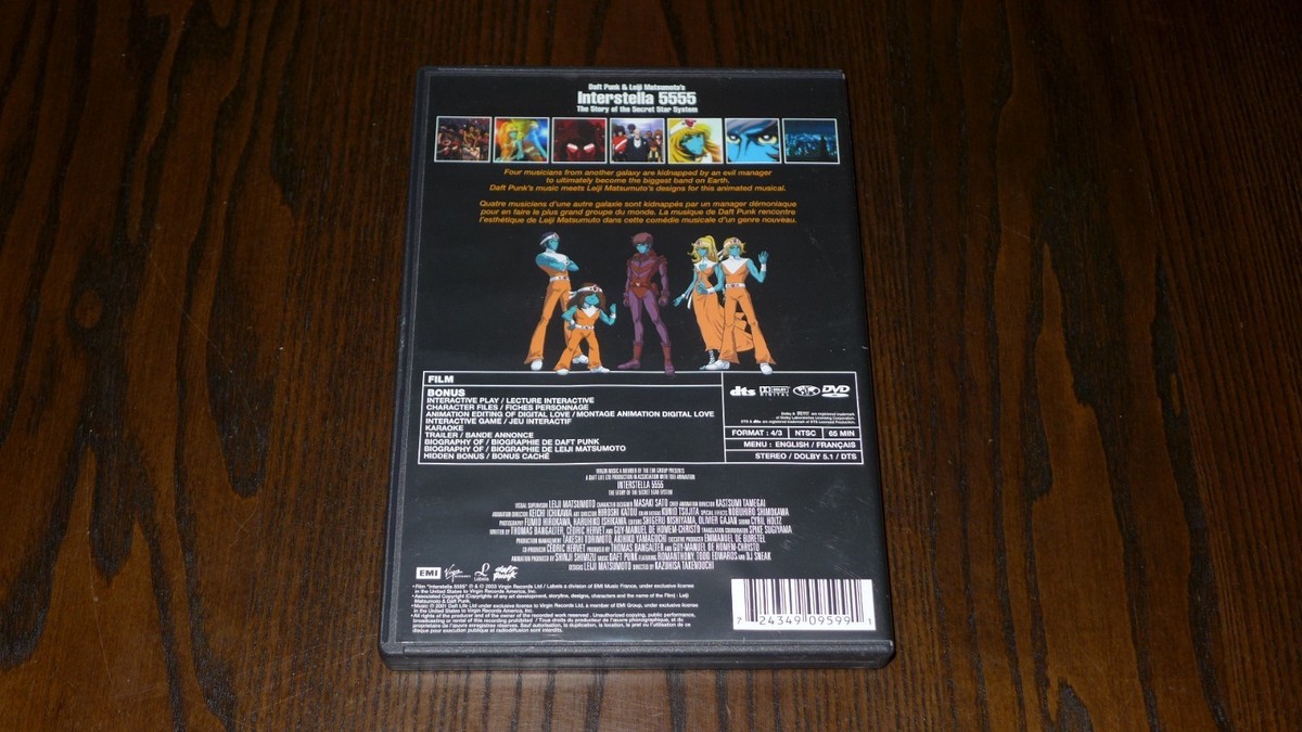 Daft Punk - Interstella 5555 (DVD, 2003) for sale online | eBay