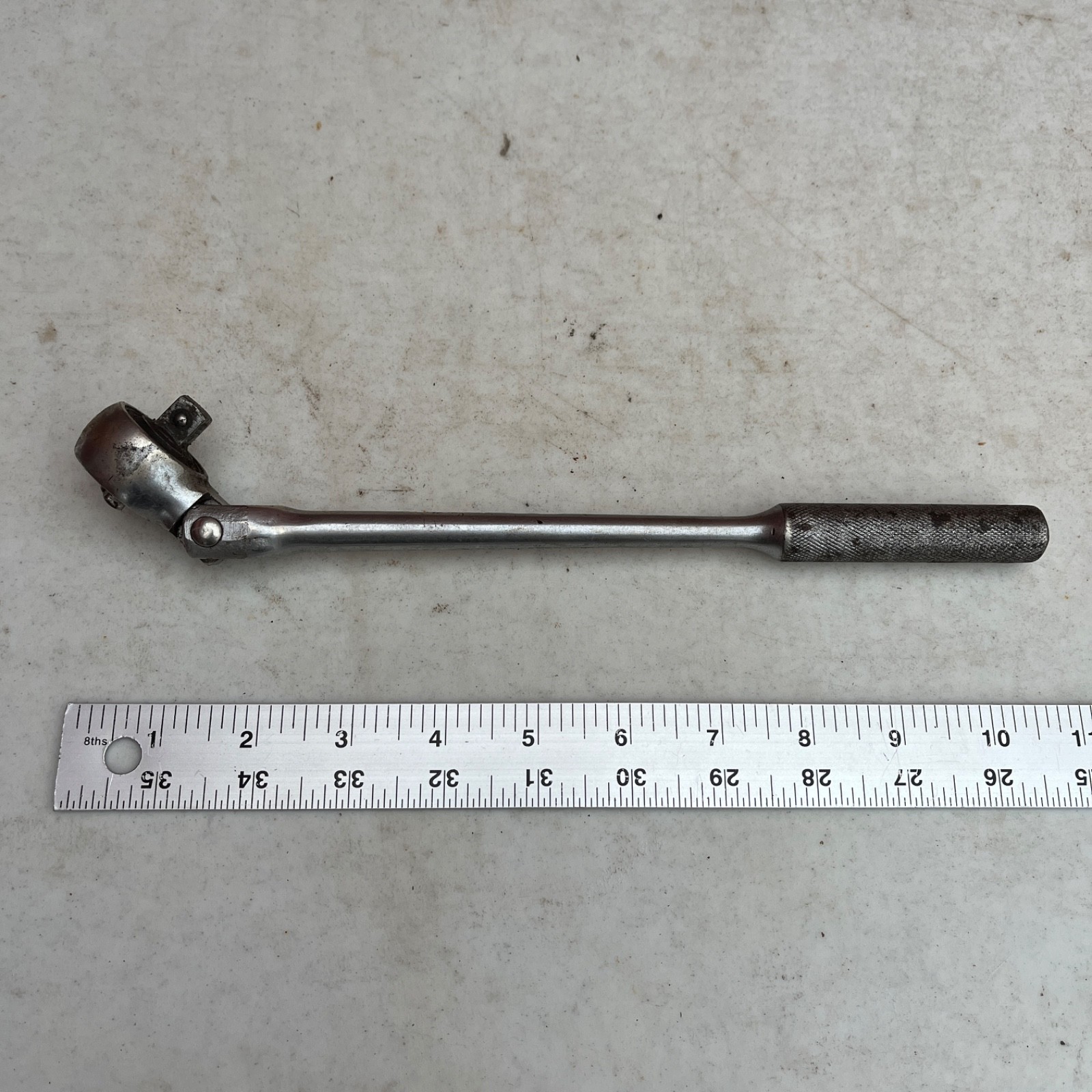 Vintage Champion Plug-Master CT-405 Flex Head Ratchet 3/8 Drive USA Made