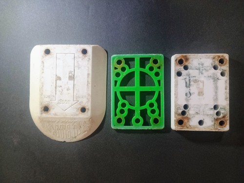Santa Cruz Cell Block III Riser Pad plus 2 more Vintage 80"s