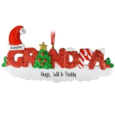 Grandpa Personalized Christmas Tree Ornament