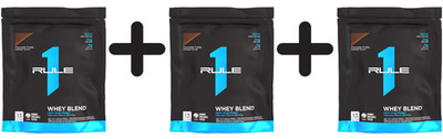 3 x Rule One R1 Whey Blend, Chocolate Fudge - 455g (62,23 EUR/kg)