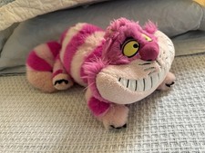 Disney 20” CHESHIRE CAT Alice In Wonderland Plush Toy Pink Grinning