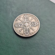 1921 Great Britain George V .500 silver Florin/Two Shillings Coin (Uncertified)