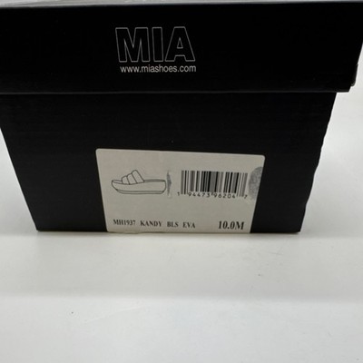 MIA Comfort Pink Slip On Slide Sandals Women's Size 10 Kandy BLS EVA