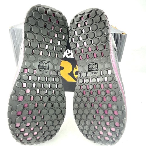 Timberland PRO Reaxion Composite Safety Toe Work Shoes, Black/Purple Women's 9 M - Picture 6 of 8