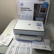 HP Envy 6055 All-Occasion All-in-One Printer White Tested Needs Ink