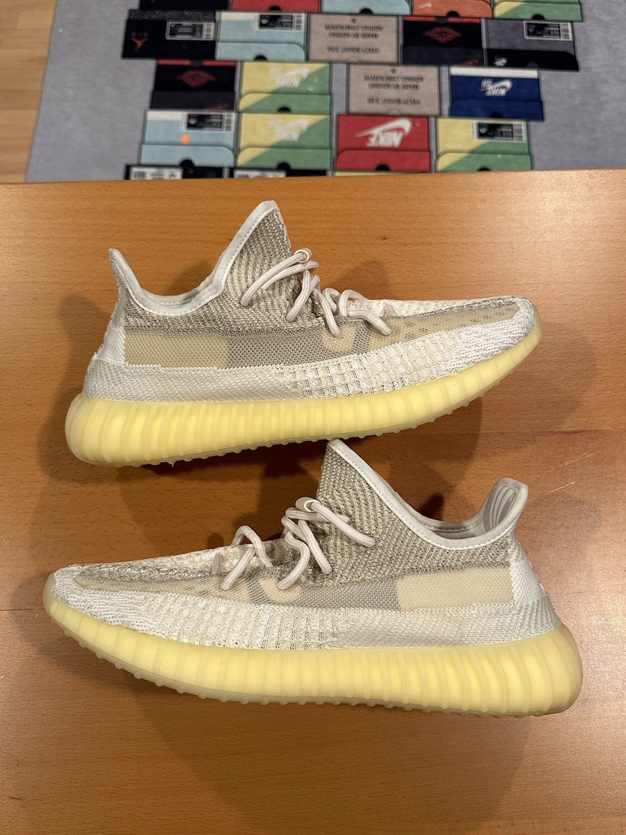 Yeezy 350 V2 クリーム/イエロー Yeezy x Adidas Yellow/Cream White Cotton Knit Boost 350 V2