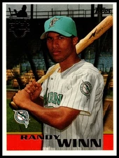 1996 Randy Winn Rookie Topps BASEBALL RC #235 Florida Marlins