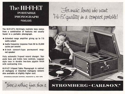 1954 Stromberg-Carlson: Hi-Fi-Et Vintage Print Ad