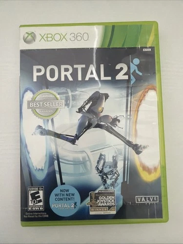 Portal 2 (Microsoft Xbox 360, 2011) No Manual Tested Working Free Shipping