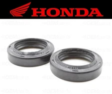 Set of (2) Honda Front Fork Oil Seal (See Fitment Chart) #90756-028-000