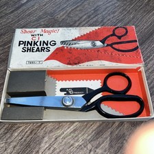 Scissors PINKING SHEARS 7 inch 18cm + boxed
