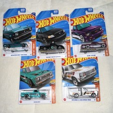 Hot Wheels 1:64 HW Hot Trucks Lot of 5 Unopened Datsun/Ford/GMC/Mazda/Dodge