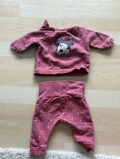 Baby Set Minnie Mouse Pullover Hose Rosa Herz...