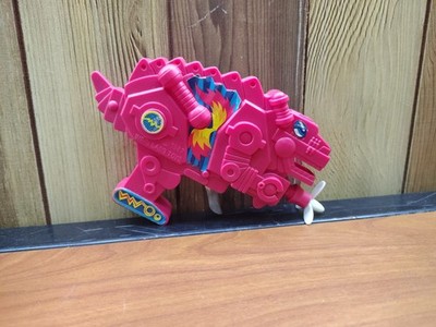 Vintage Wing Sang Toys Dragon Red Dinosaur Ray Gun Spark Fan 1987 As Is