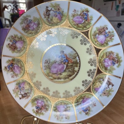 Fragonard Love Story 7.5  Dessert Plate