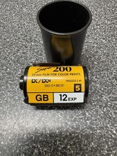 Kodak Gold 200 12 Exposure Open Box Expired New GB 35mm Camera Film