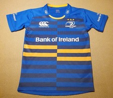 Canterbury Leinster Rugby Shirt Youth Size 12y Blue Bank of Ireland Rugby Jersey