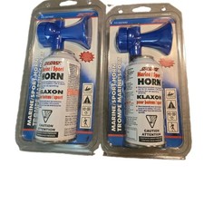 2 Qty Super Loud Air Horn Emergency Hand Held Compressed 50074082 Free Shipping
