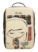 Anekke Iron Travel Backpack Rucksack Rucksack Multicolor Beige Schwarz Neu