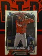 2025 Bowman Chrome Prospects #BCP-201 Anyelo Marquez Base Los Angeles Angels