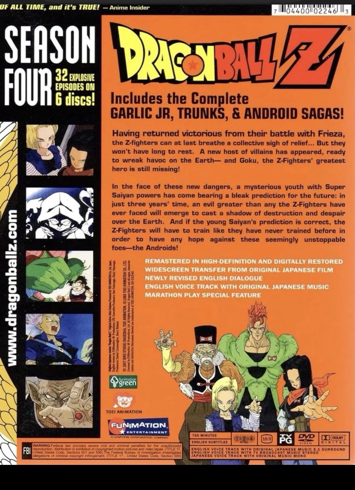 Dragon Ball Z Complete DVD Collection Set Seasons 1-9  *BRAND NEW*