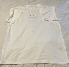 Nike Graphic Print Logo Loose Fit Crew Neck Men's White The Nike Tee T-Shirt M