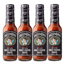 Melinda's Ghost Pepper Sauce 5 Fl Oz Pack Of 4 Fire Hot Flavorful Condiment