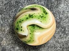 2008 JABO Collectors Marbles:Peltier Mansion Salmon Skin.  .735