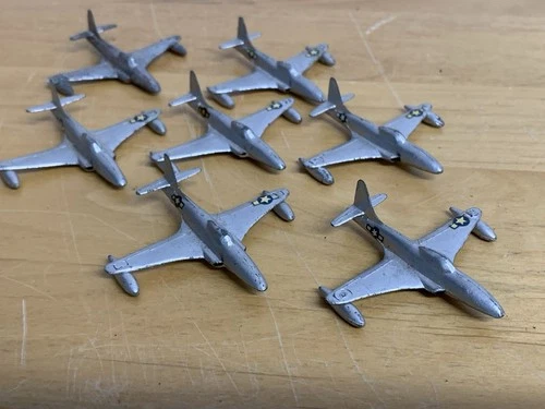 Dinky Toys Shooting Star Jet Aircraft x8 Job Lot Diecast Military Planes Vintage