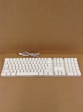 Apple A1048 Dual USB Port Wired Keyboard Whit...
