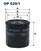 Filtron Op 629/1 ÖLfilter FüR Ford, Ford Australien, Mazda, Morgan, Volvo