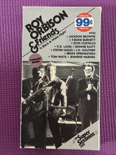 Roy Orbison and Friends - Black and White Night VHS 1988 Elvis Costello Live VTG