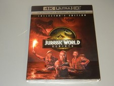 NEW  JURASSIC WORLD: REBIRTH  4K ULTRA HD BLU-RAY  DIGITAL W/SLIPCOVER