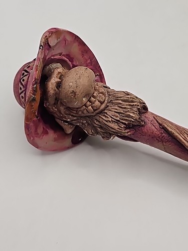 Stained Colored Clay Hand Carved On Ball Point Pen - Picture 14 of 14