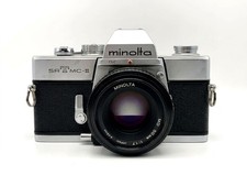 Minolta SRT MC-II Minolta 50mm f/1.7 Kit Analog SLR 35mm Silver Lens
